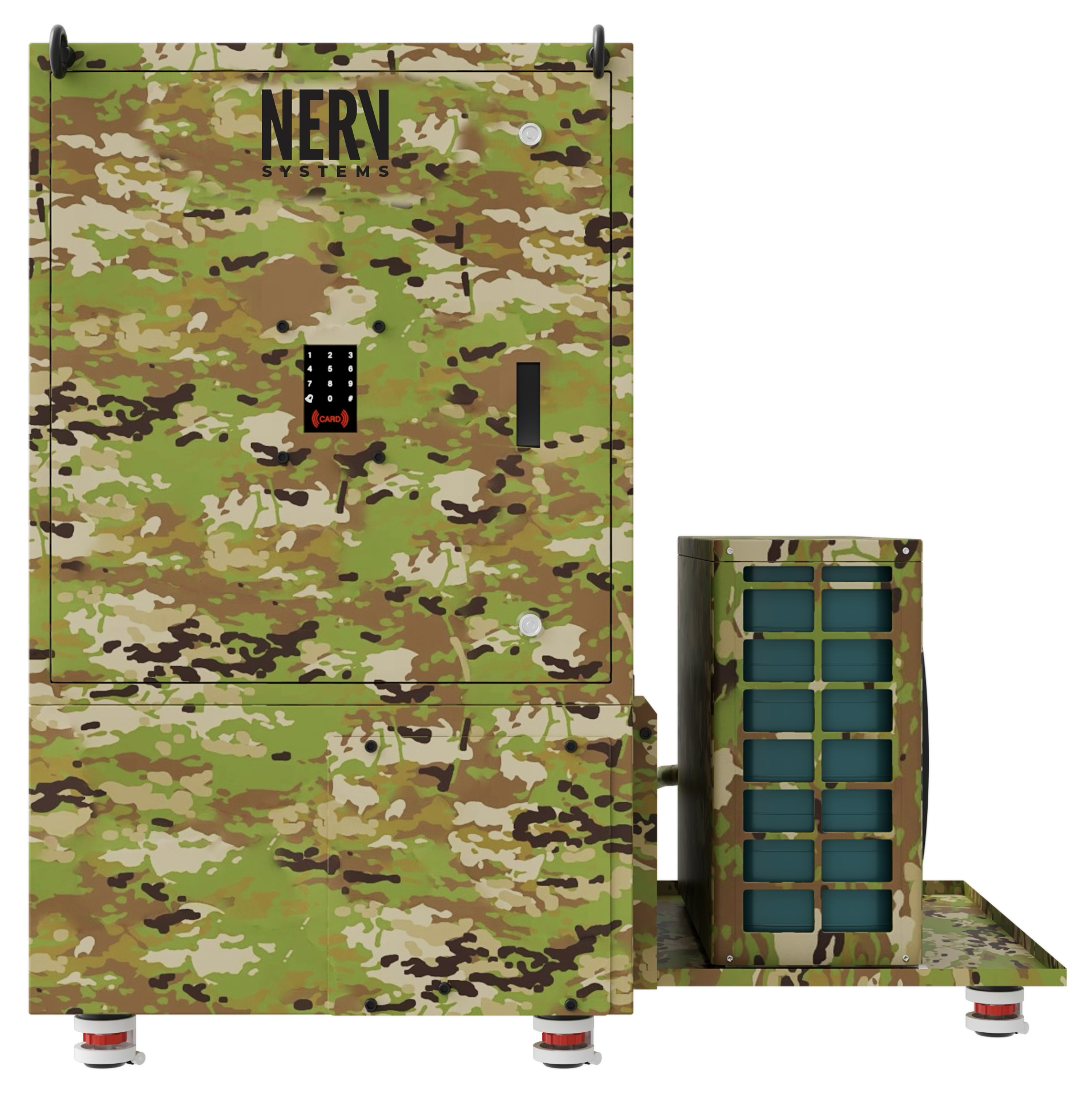 NERV Centre — private on-prem AI compute in MultiCam finish